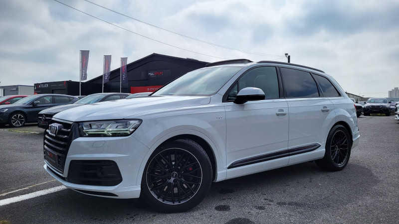 Audi SQ7 4.0 V8 TDI 435CH CLEAN DIESEL QUATTRO TIPTRONIC 7 PLACES Diesel BLANC Occasion à vendre