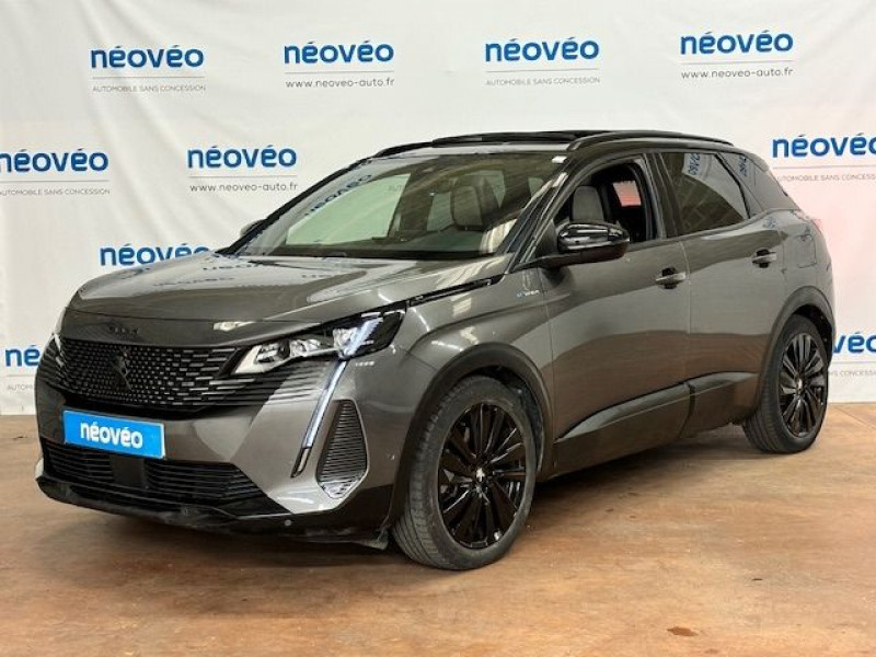 Peugeot 3008 HYBRID4 300CH GT PACK E-EAT8 FULL BLACK Hybride GRIS PLATINIUM Occasion à vendre