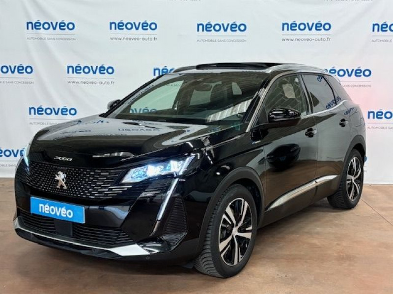 Peugeot 3008 PLUG-IN HYBRID4 300CH GT E-EAT8 Hybride NOIR Occasion à vendre