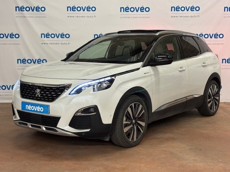 Peugeot 3008 HYBRID4 300CH GT PACK TOIT OUVRANT E-EAT8 Hybride BLANC NACRE Occasion à vendre