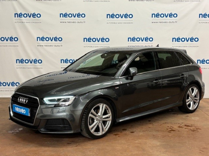 Audi A3 SPORTBACK 35 TFSI 150CH COD S LINE S TRONIC 7 EURO6D-T Essence GRIS  Occasion à vendre