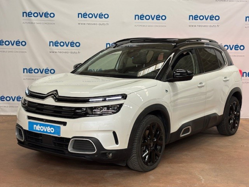 Photo Citroen C5 AIRCROSS HYBRID 225CH SHINE PACK E-EAT8 TOIT OUVRANT Hybride BLANC NACRE en vente chez NEOVEO Citroen C5 AIRCROSS HYBRID 225CH SHINE PACK E-EAT8 TOIT OUVRANT Hybride BLANC NACRE Occasion à vendre