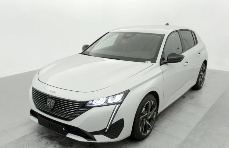 Peugeot 308 1.5 BLUEHDI 130CH S&S ALLURE EAT8 Diesel BLANC OKÃNITE Occasion à vendre
