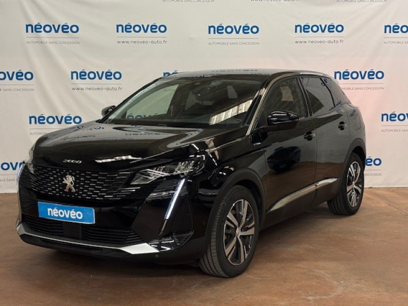 Peugeot 3008 HYBRID 225CH ALLURE PACK E-EAT8 Hybride NOIR Occasion à vendre