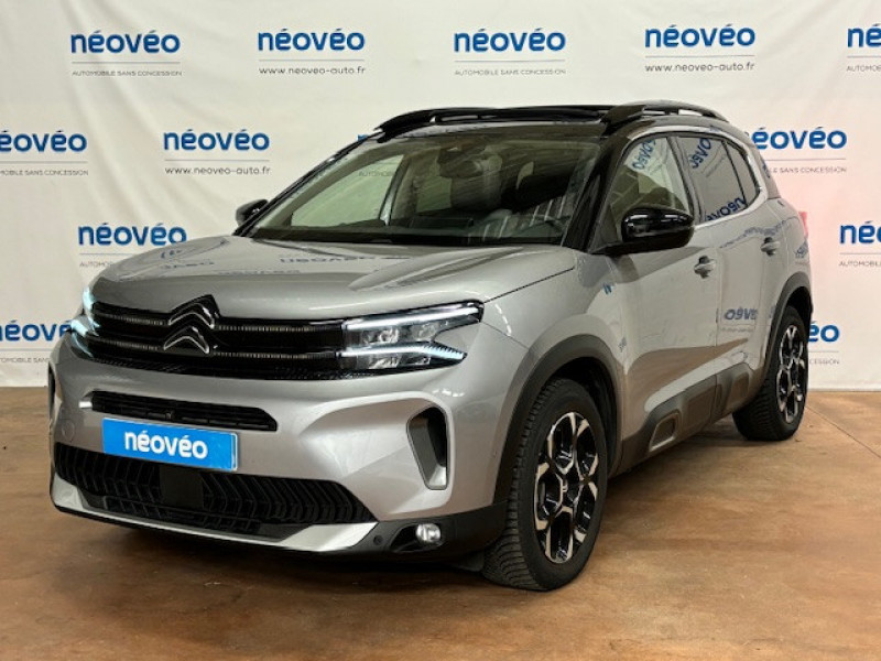 Citroen C5 AIRCROSS HYBRID RECHARGEABLE 225CH SHINE E-EAT8 Hybride GRIS  Occasion à vendre