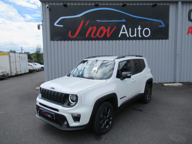 Jeep RENEGADE 1.3 GSE T4 190CH 4XE 80TH ANNIVERSARY AT6 MY21 Hybride BLANC Occasion à vendre