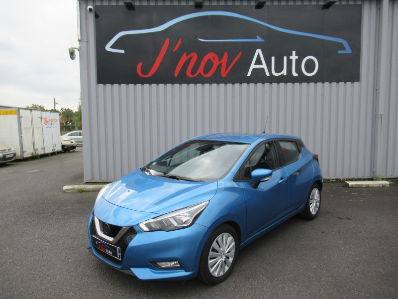 Nissan MICRA 1.0 71CH ACENTA Essence BLEU CLAIR METAL Occasion à vendre