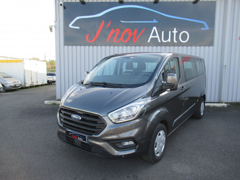 Ford TRANSIT CUSTOM KOMBI 320 L2H1 2.0 ECOBLUE 130CH TREND BUSINESS EURO6.2 Diesel GRIS FONCE METAL Occasion à vendre