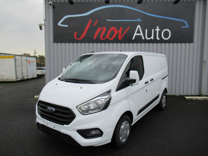 Ford TRANSIT CUSTOM FG 280 L1H1 2.0 ECOBLUE 130 HYBRID TREND BUSINESS Diesel BLANC Occasion à vendre