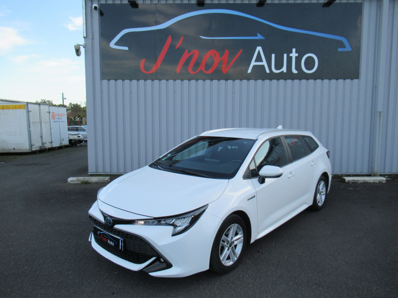 Toyota COROLLA TOURING SPT 122H DYNAMIC BUSINESS MY20 + LOMBAIRE Hybride BLANC Occasion à vendre