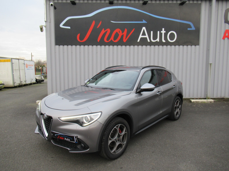 Alfa Romeo STELVIO 2.2 DIESEL 210CH SPORT EDITION Q4 AT8 Diesel GRIS FONCE METAL Occasion à vendre