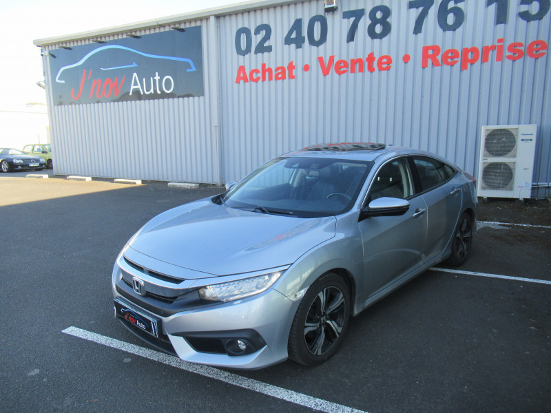 Honda CIVIC 1.5 I-VTEC 182CH EXCLUSIVE CVT 4P Essence GRIS CLAIR METAL Occasion à vendre