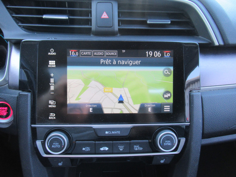 Photo 11 de l'offre de HONDA CIVIC 1.5 I-VTEC 182CH EXCLUSIVE CVT 4P à 17990€ chez J'NOV AUTO