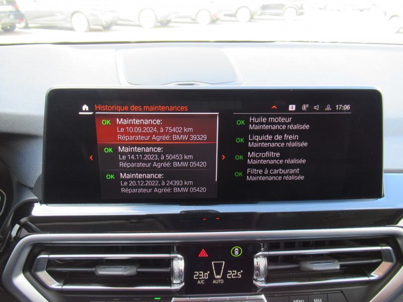Photo 9 de l'offre de BMW X3 (G01) XDRIVE20D 190CH XLINE à 36990€ chez J'NOV AUTO