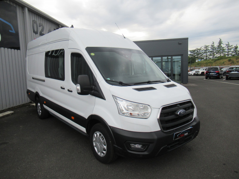 Photo 2 de l'offre de FORD TRANSIT 2T FG P350 L4H3 2.0 ECOBLUE 170CH S&S HDT TREND BUSINESS BVA CABINE APPROFONDIE à 24990€ chez J'NOV AUTO