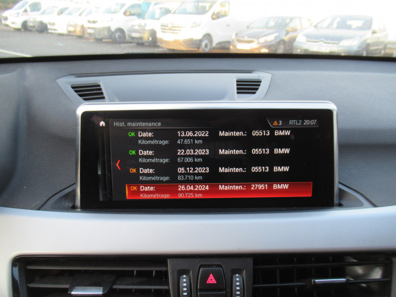 Photo 11 de l'offre de BMW X1 (F48) SDRIVE16DA 116CH BUSINESS DESIGN DKG7 à 19990€ chez J'NOV AUTO