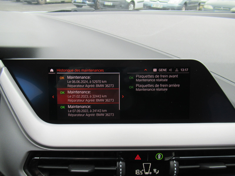 Photo 12 de l'offre de BMW SERIE 1 (F40) 116DA 116CH BUSINESS DESIGN DKG7 à 21490€ chez J'NOV AUTO
