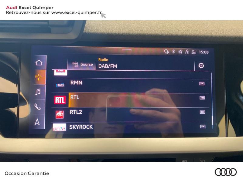Photo 11 de l'offre de AUDI A3 Berline 30 TFSI 110ch Design S tronic 7 à 30990€ chez Excel - Audi Quimper