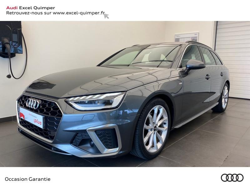 Audi A4 Avant 30 TDI 136ch S line S tronic 7 7cv Diesel/Micro-Hybride Gris Daytona nacré Occasion à vendre