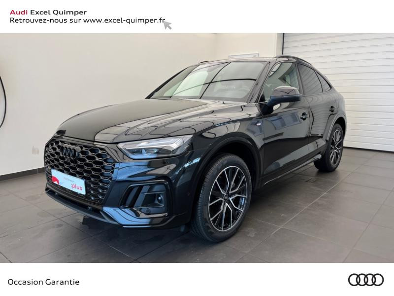 Audi Q5 Sportback 40 TDI 204ch S line quattro S tronic 7 Diesel/Micro-Hybride Noir Mythic métallisé Occasion à vendre