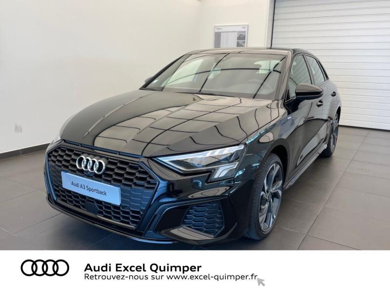 Audi A3 Sportback 35 TDI 150ch S line S tronic 7 Diesel Noir Mythic métallisé Occasion à vendre