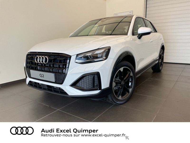 Audi Q2 35 TDI 150ch Design Luxe S tronic 7 Diesel Blanc Arkona Occasion à vendre
