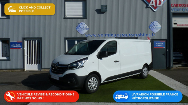 Renault TRAFIC III FG L2H1 1200 1.6 DCI 125CH ENERGY GRAND CONFORT EURO6 Diesel BLANC Occasion à vendre