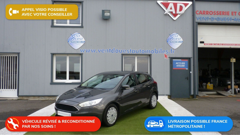 Ford FOCUS 1.5 TDCI 105CH ECONETIC STOP&START EXECUTIVE Diesel GRIS MAGNETIC Occasion à vendre