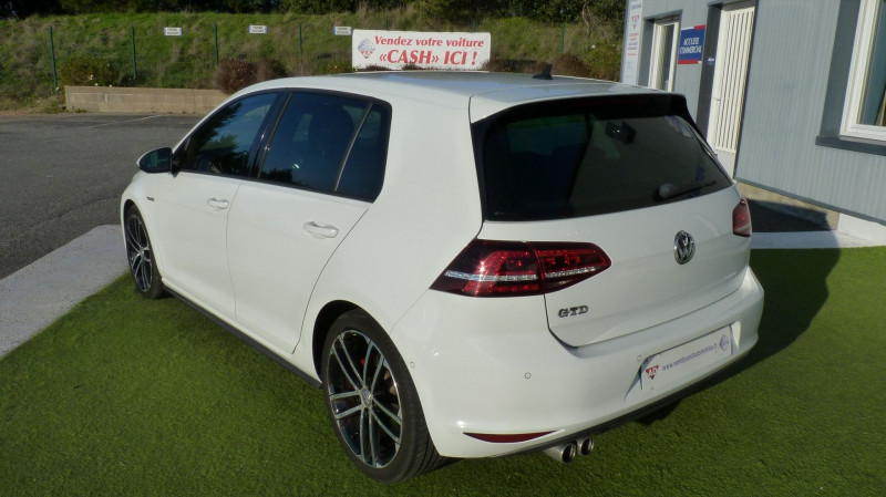 Photo 3 de l'offre de VOLKSWAGEN GOLF VII 2.0 TDI 184CH BLUEMOTION TECHNOLOGY FAP GTD DSG6 5P à 20990€ chez Vent d'ouest automobiles