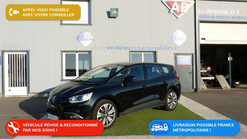 Renault GRAND SCENIC IV 1.5 DCI 110CH ENERGY LIFE + GPS Diesel NOIR Occasion à vendre