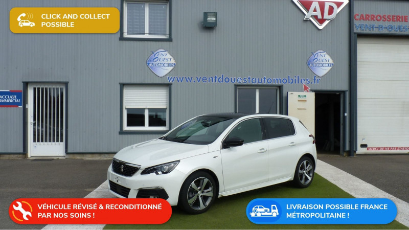 Photo 1 de l'offre de PEUGEOT 308 1.2 PURETECH 130CH S&S GT à 22990€ chez Vent d'ouest automobiles