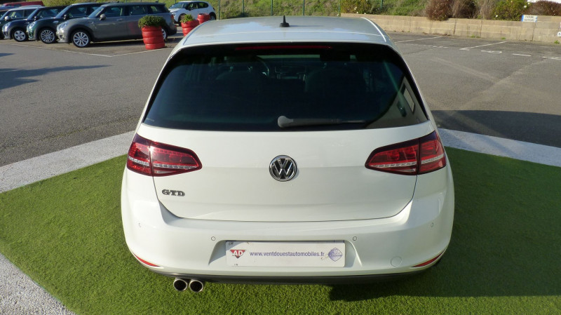 Photo 14 de l'offre de VOLKSWAGEN GOLF VII 2.0 TDI 184CH BLUEMOTION TECHNOLOGY FAP GTD DSG6 5P à 20990€ chez Vent d'ouest automobiles
