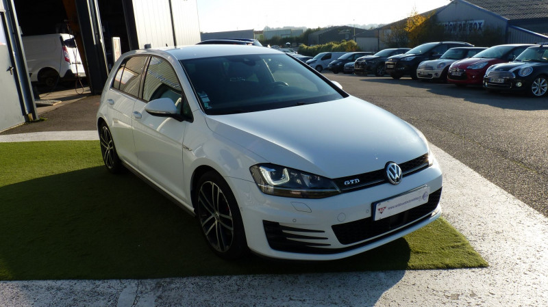 Photo 2 de l'offre de VOLKSWAGEN GOLF VII 2.0 TDI 184CH BLUEMOTION TECHNOLOGY FAP GTD DSG6 5P à 20990€ chez Vent d'ouest automobiles