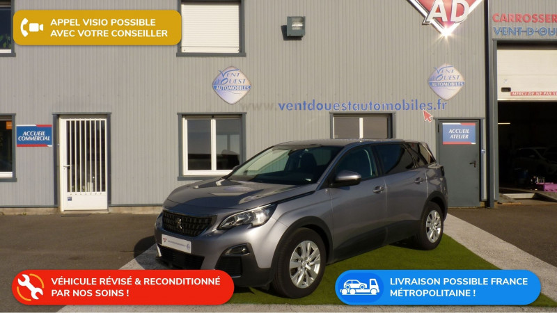 Peugeot 5008 1.5 BLUEHDI 130CH E6.C ACTIVE BUSINESS S&S EAT8 Diesel GRIS ARTENSE Occasion à vendre