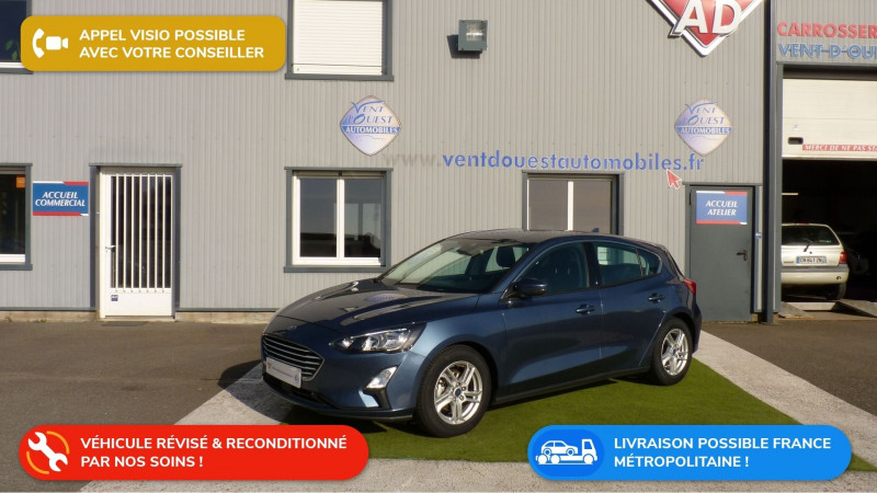 Ford FOCUS 1.0 ECOBOOST 100CH TREND BUSINESS Essence BLEU AZUL Occasion à vendre