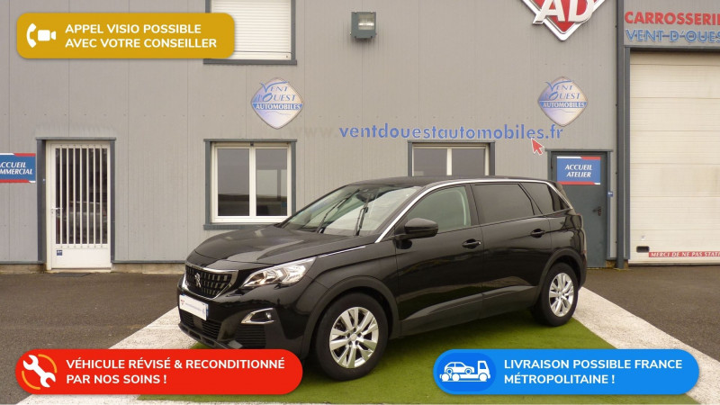 Peugeot 5008 1.5 BLUEHDI 130CH E6.C ACTIVE BUSINESS S&S EAT8 Diesel NOIR PERLA NERA Occasion à vendre