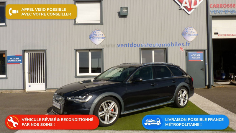 Audi A6 ALLROAD 3.0 V6 BITDI 313CH AVUS QUATTRO TIPTRONIC Diesel BLEU LUNAIRE Occasion à vendre