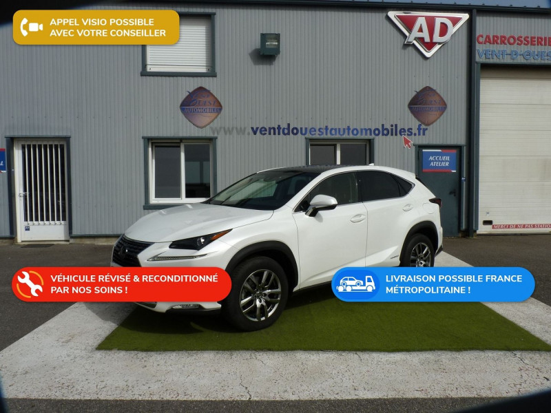 Lexus NX 300H 4WD LUXE EURO6D-T Hybride BLANC NACRE Occasion à vendre