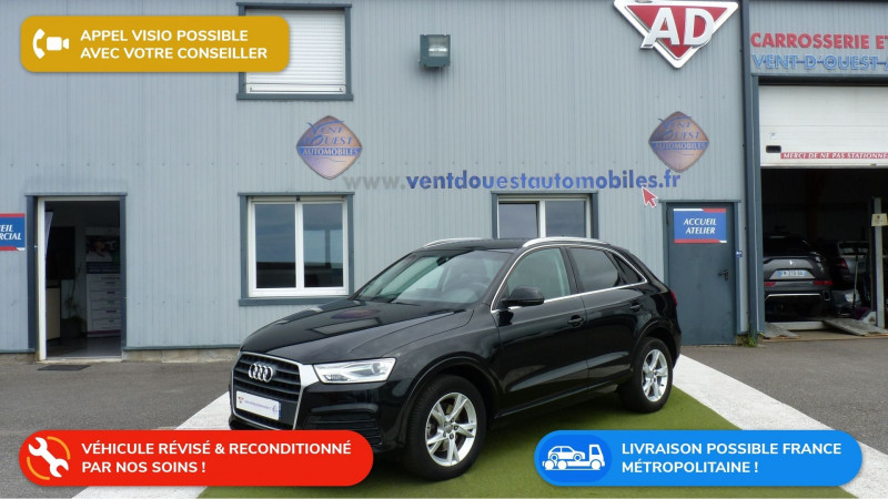 Audi Q3 1.4 TFSI 150CH COD AMBIENTE S TRONIC 6 Essence NOIR Occasion à vendre