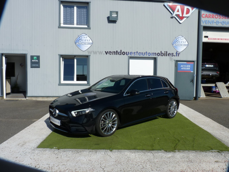 Mercedes-Benz CLASSE A 180 D 116CH AMG LINE 7G-DCT Diesel NOIR Occasion à vendre