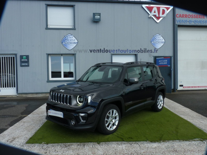 Jeep RENEGADE 1.3 GSE T4 150CH LIMITED BVR6 Essence NOIR Occasion à vendre