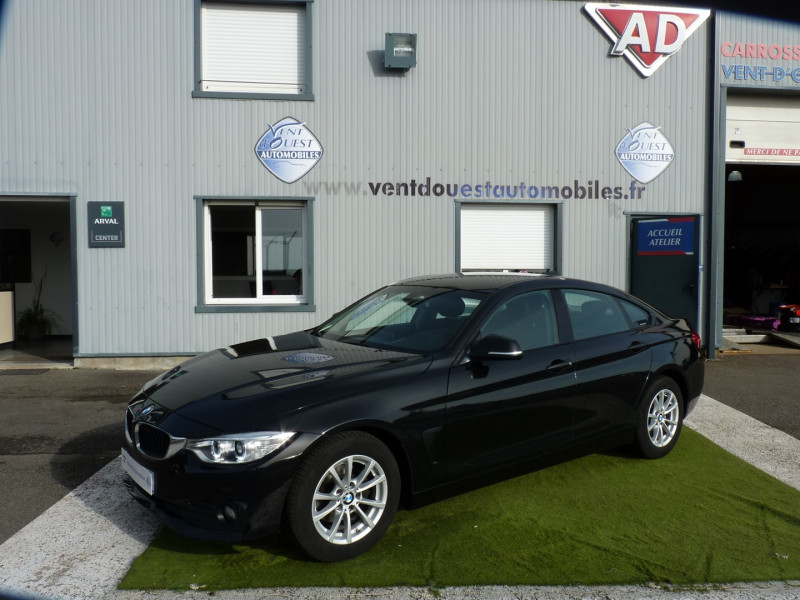 Bmw SERIE 4 GRAN COUPE (F36) 418DA 150CH LOUNGE START EDITION Diesel NOIR Occasion à vendre