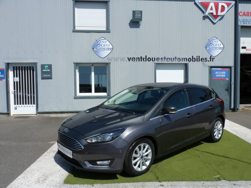 Ford FOCUS 1.5 ECOBOOST 150CH STOP&START TITANIUM BVA6 Essence GRIS FONCE METAL Occasion à vendre