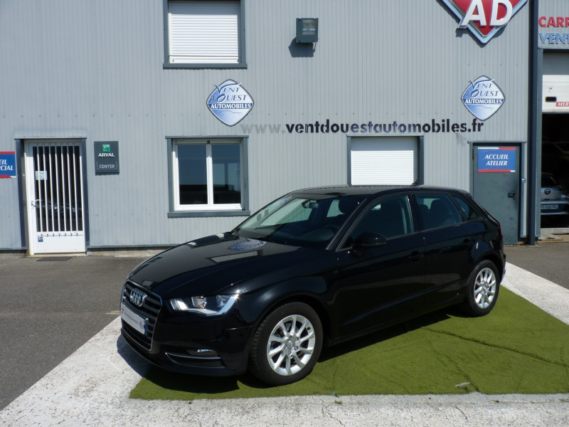 Audi A3 SPORTBACK 2.0 TDI 150CH BUSINESS LINE S TRONIC 6 Diesel NOIR METAL  Occasion à vendre