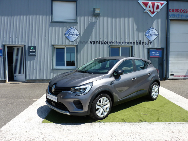 Renault CAPTUR II 1.6 E-TECH HYBRIDE 145CH BUSINESS -21 Hybride GRIS CLAIR METAL Occasion à vendre
