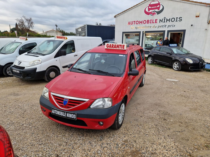 Dacia LOGAN MCV 1.6 MPI 90CH AMBIANCE 7 PLACES Essence ROUGE Occasion à vendre