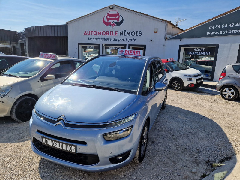 Citroen GRAND C4 PICASSO BLUEHDI 150CH SHINE S&S 7 PLACES Diesel BLEU C Occasion à vendre