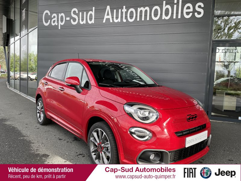 Fiat 500X 1.5 FireFly Turbo 130ch S/S Hybrid (RED) DCT7 Essence/Micro-Hybride Rouge Passione pastel Occasion à vendre