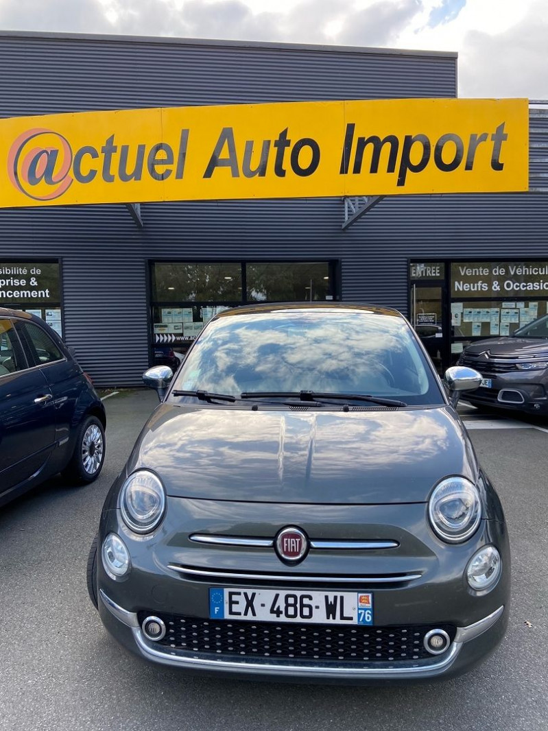 Fiat 500 1.2 8V 69CH ECO PACK LOUNGE Essence GRIS ANTRACYTHE Occasion à vendre