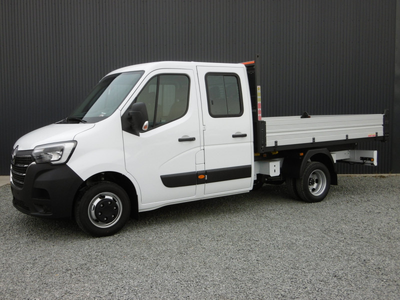 Renault MASTER PHASE 2 L3H1 DOUBLE CAB + BENNE GRAND CONFORT DIESEL BLANC Occasion à vendre
